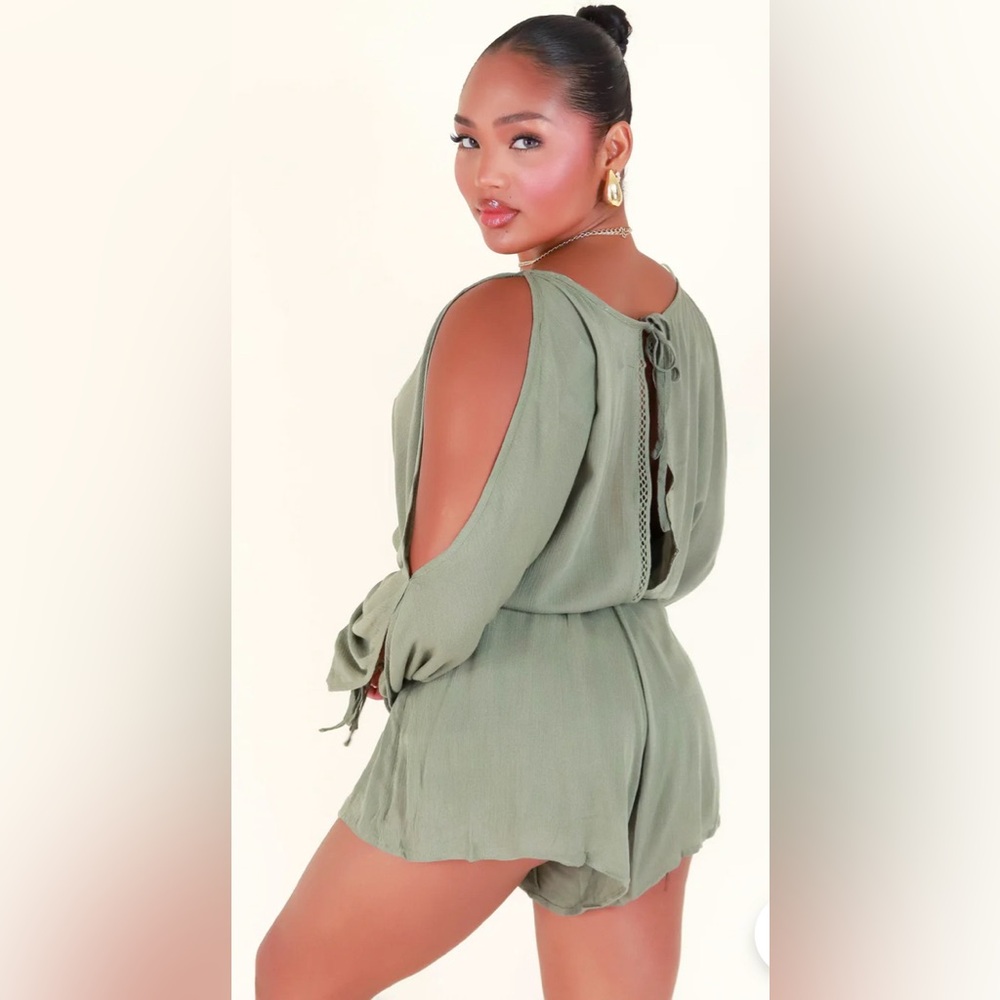 WOMENS FASHION TRENDY ROMPER JUMPSUIT